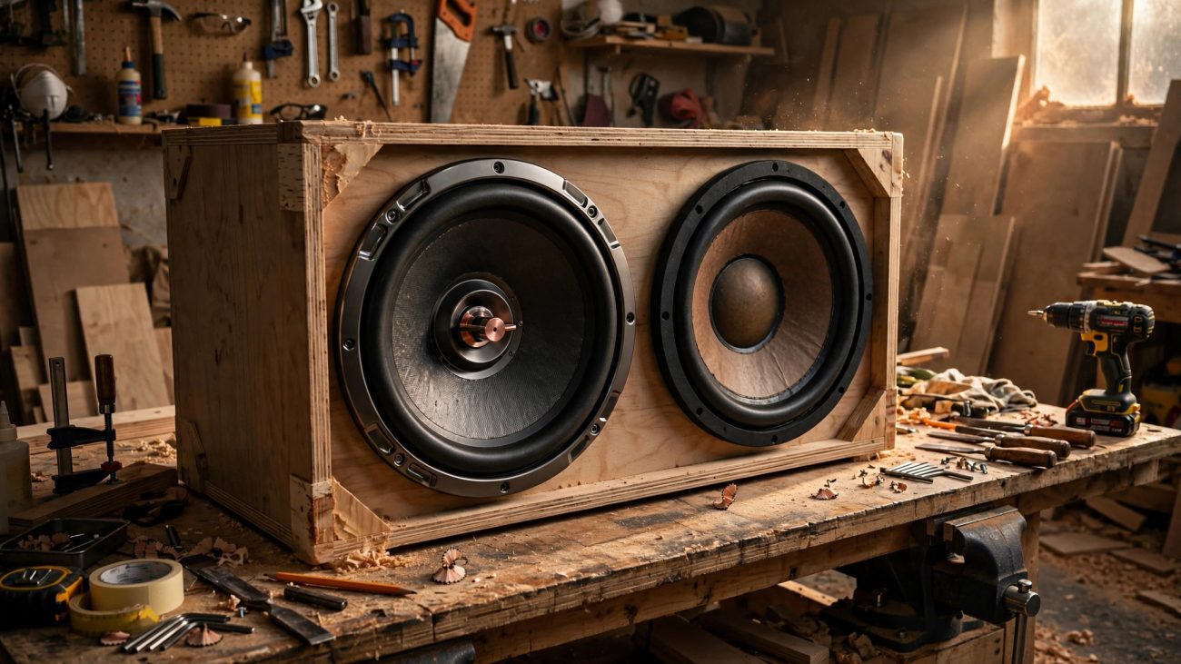 Perbandingan custom box speaker dengan komponen speaker Eropa vs lokal untuk sound horeg